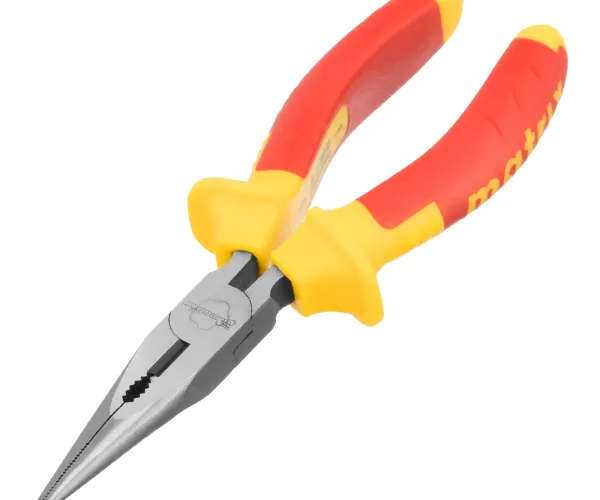 Длинногубцы прямые Insulated, 160 мм, двухкомпонентные рукоятки Matrix Professional